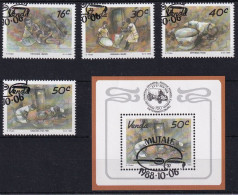 MiNr. 179 - 182 (Block 4) Südafrika, Venda    1988, 6. Okt. Kunst - Mit ET-Eckstempel - Venda