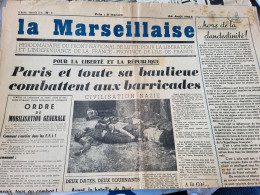 MARSEILLAISE  44 /PARIS AUX BARRICADES / CONSEIL RESISTANCE /HENRY WALLON BONNARD - Autres & Non Classés