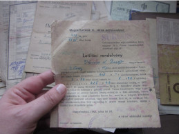 Letiltasi Rendelveny Restraining Order Magyarkanizsa Surgos 1943 WW2 Okupation - 1939-45