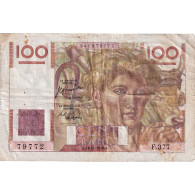 France, 100 Francs, Jeune Paysan, 1950, F.377, TB+, Fayette:28.28 - 100 F 1945-1954 ''Jeune Paysan''