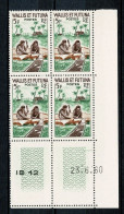 WALLIS Et FUTUNA  Bloc De 4 Coin Daté 23.6.60  2 Charnières En Mages - Timbres ** - Neufs