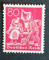 Deutsches Reich 1923,  80 Rouge Neuf, Excellent état - 1922-1923 Emissioni Locali