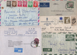 Israel - Lot De 5 Lettres - Cartas & Documentos