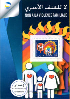 ALGERIA 2016 - Notice - Leaflet - Domestic Violence Women Child Family Häusliche Gewalt Domestica Violenza Sun Soleil - Autres & Non Classés