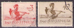 ITALIA - Trieste-Zona B -1951 Mi 50-51  1.MAGGIO  - USED - Oblitérés