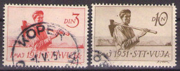 ITALIA - Trieste-Zona B -1951 Mi 50-51  1.MAGGIO  - USED - Oblitérés