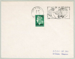 Frankreich / France CFA 1970, Brief St.Pierre - St-Denis, La Réunion - Inseln