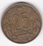 A.E.F. Cameroun, 25 Francs 1958, En Bronze Aluminium. KM# 12 - Frans-Equatoriaal-Afrika