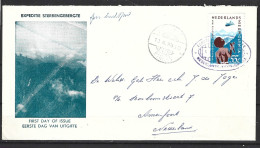 NOUVELLE-GUINEE NEERLANDAISE. N°51 De 1959 Sur Enveloppe 1er Jour. Hélicoptère/Expédition Géologique. - Helicopters