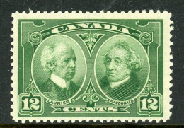 Canada 1927 MH Historical Issue "Laurier And Macdonald" - Andere & Zonder Classificatie