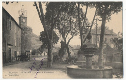 CPA - MEYRUEIS (Lozère) - La Tour Et La Fontaine - Meyrueis