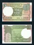 INDIA -  2017 1 Rupee UNC  Banknote - India