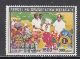 1992 Madagascar Malagasy Rotary Lions International MNH - Madagascar (1960-...)