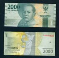 INDONESIA -  2016 2000 Rupiah UNC  Banknote - Indonesia