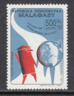 1992 Madagascar Malagasy World Post Day Complete Set Of 1 MNH - Madagascar (1960-...)