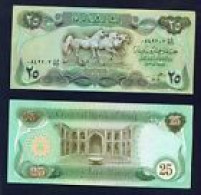 IRAQ -  1982 25 Dinars UNC  Banknote - Iraq