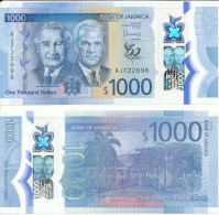 Jamaica - 1000 Dollars 2022 ( 2023 ) UNC Comm. Polymer Lemberg-Zp - Jamaica