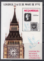1990 Mozambique London Penny Black Stamps On Stamps Souvenir Sheet  Complete Set Of 4 MNH - Mozambique