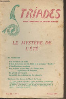 Triades, Revue Trimestrielle De Culture Humaine - Tome VII N°1 Printemps 1959 - Le Mystère De L'été - L'état De La Terre - Autre Magazines