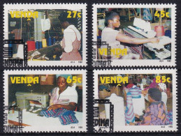 MiNr. 233 - 236 Südafrika, Venda    1992, 5. März. Bekleidungsindustrie - Mit ET-Eckstempel - Venda