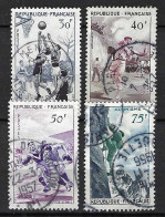 FRANCE Ca.1956: Les Y&T 1072-1075 Obl. - Used Stamps