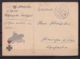 Germany 1940 Feldpost Card FPN 39112 Postal History WWII Used 15487 - Feldpost 2. Weltkrieg