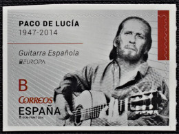 España Spain EUROPA CEPT 2014 Guitarra Española Paco De Lucía   Mi 4878 Yv 4583 Edi 4884 Nuevo New MNH ** - 2014