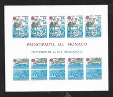 Monaco Bloc N°34a** Non Dentelé. Europa 1986 Cote 465€. - Plaatfouten En Curiosa