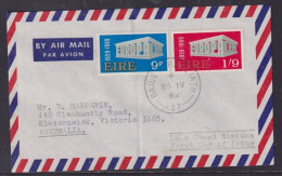 Ireland 1969 Airletter  Europa To Elsternwick - Storia Postale