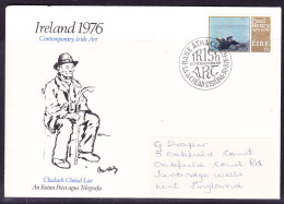 Ireland 1976 Paul Henry Birth Centenary First Day Cover  Addressed To Tunbridge Wells - Lettres & Documents