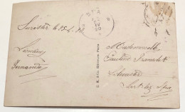 RARE CP Fraude Postale, Message Sous Le Timbre, Surister -> Sart-Lez-Spa 25-4-1920 (reste De Timbre Malmedy??) - OC55/105 Eupen & Malmédy