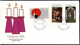 New Zealand 1970 Christmas FDC - FDC