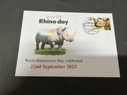 24-9-2023 (2 U 2 A) World Rhinoceros Day - 22nd September 2023 - Rhinoceros