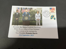 24-9-2023 (2 U 2 A) USA - President Biden Establish First-Ever White House Office Of Gun Violence Prevention (21-9-2023) - Otros & Sin Clasificación