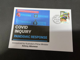 24-9-2023 (2 U 2 A) Australia Launch Commonwealth COVID Inquiry Pandemic Response (with COVID-19 Stamp) - Maladies