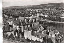 TERRASSON VUE GENERALE SUR LA VEZERE CPSM 10X15 TBE - Terrasson-la-Villedieu