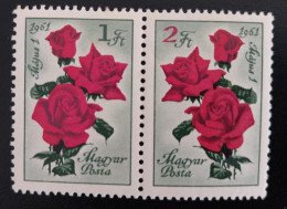 SD)1961. HUNGARY. FLOWERS. ROSES. MNH. - Sammlungen