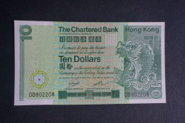 (M) 1981 HONG KONG OLD ISSUE - THE CHARTERED BANK 10 DOLLARS - #DB802,208 (UNC) - Hong Kong