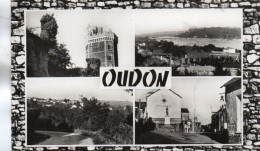 OUDON ANCIEN CHATEAU PONT SUR LA LOIRE MAIRIE ET MONUMENT AUX MORTS CPSM 9X14 1961 TBE - Oudon