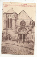 Cp, 91, LONGPONT, L'église, La Façade Occidentale, Vierge - Other & Unclassified