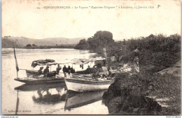 CONGO - Le Vapeur Capitaine Pleigneur A Loudima En 1896 - Französisch-Kongo