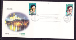 Ireland 1984 John McCormack Joint Issue USA First Day Cover - Unaddressed - Lettres & Documents