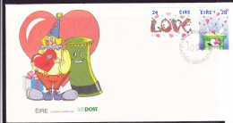 Ireland 1988 Love  First Day Cover - Unaddressed - Covers & Documents