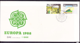 Ireland 1988 Europa First Day Cover - Unaddressed - Briefe U. Dokumente