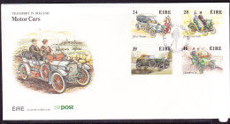 Ireland 1989 Motor Cars First Day Cover - Unaddressed - Briefe U. Dokumente