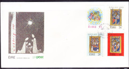 Ireland 1989 Christmas First Day Cover - Unaddressed - Covers & Documents