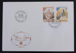 SD)1983. LIECHTENSTEIN. RELIGION. PIGEONS. FDC. - Sammlungen