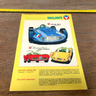 Document Jean Graton MICHEL VAILLANT VAILLANTE GRAND PRIX Formule 1 MARATHON - Collections