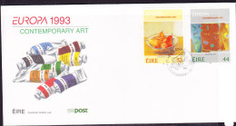 Ireland 1993 Contemporary Art First Day Cover - Unaddressed - Cartas & Documentos