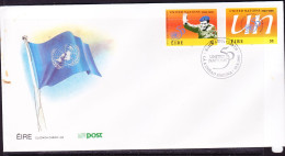 Ireland 1995 United Nations First Day Cover - Unaddressed - Briefe U. Dokumente